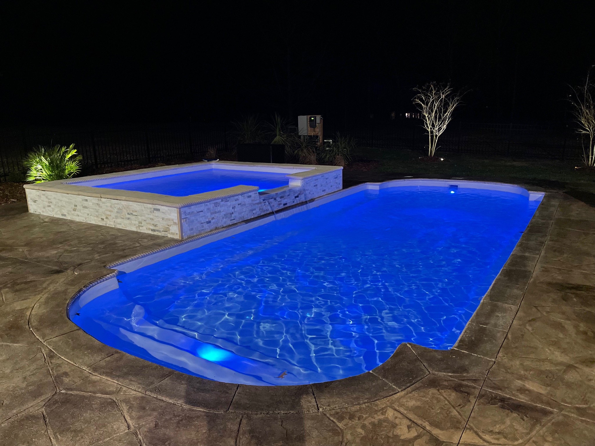 Savannah fiberglass pool
